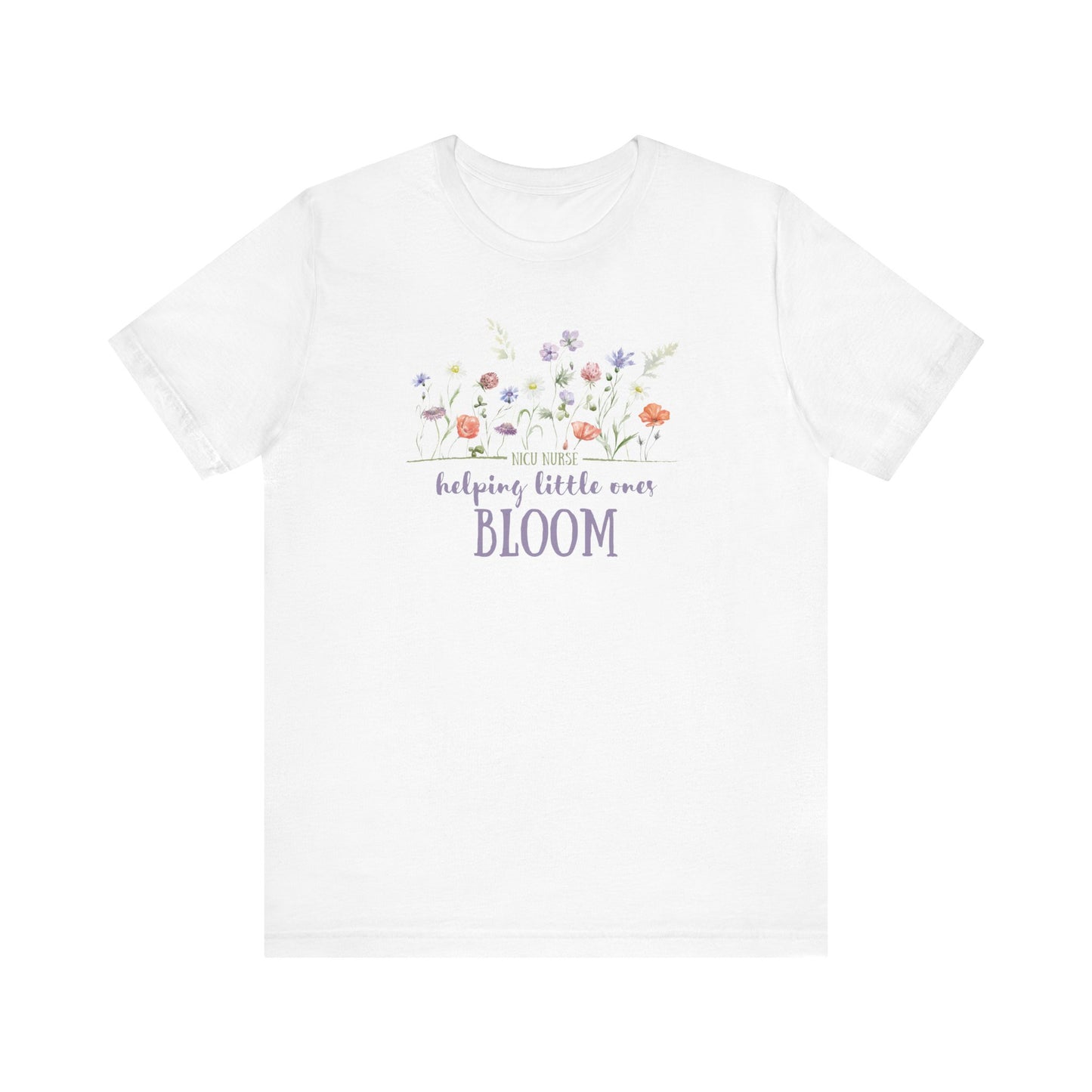 NICU Nurse Floral Shirt