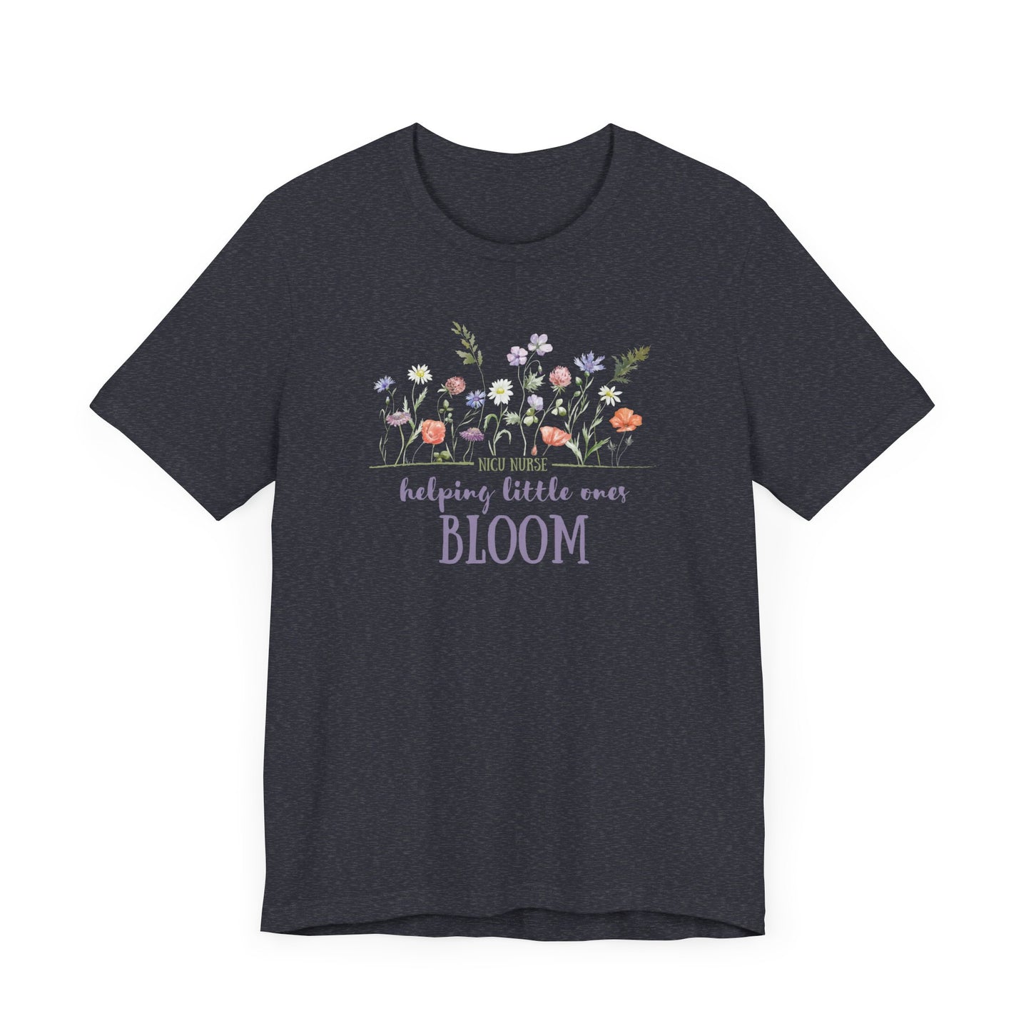 NICU Nurse Floral Shirt