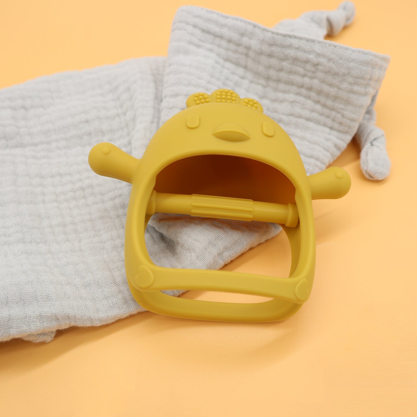 Set of 4 Silicone Teething and Stacking Toys