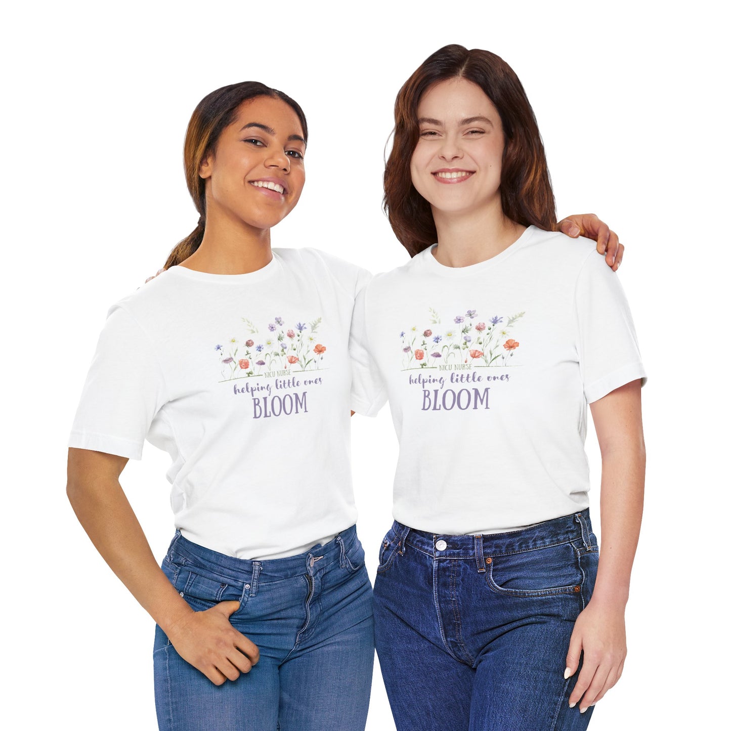 NICU Nurse Floral Shirt