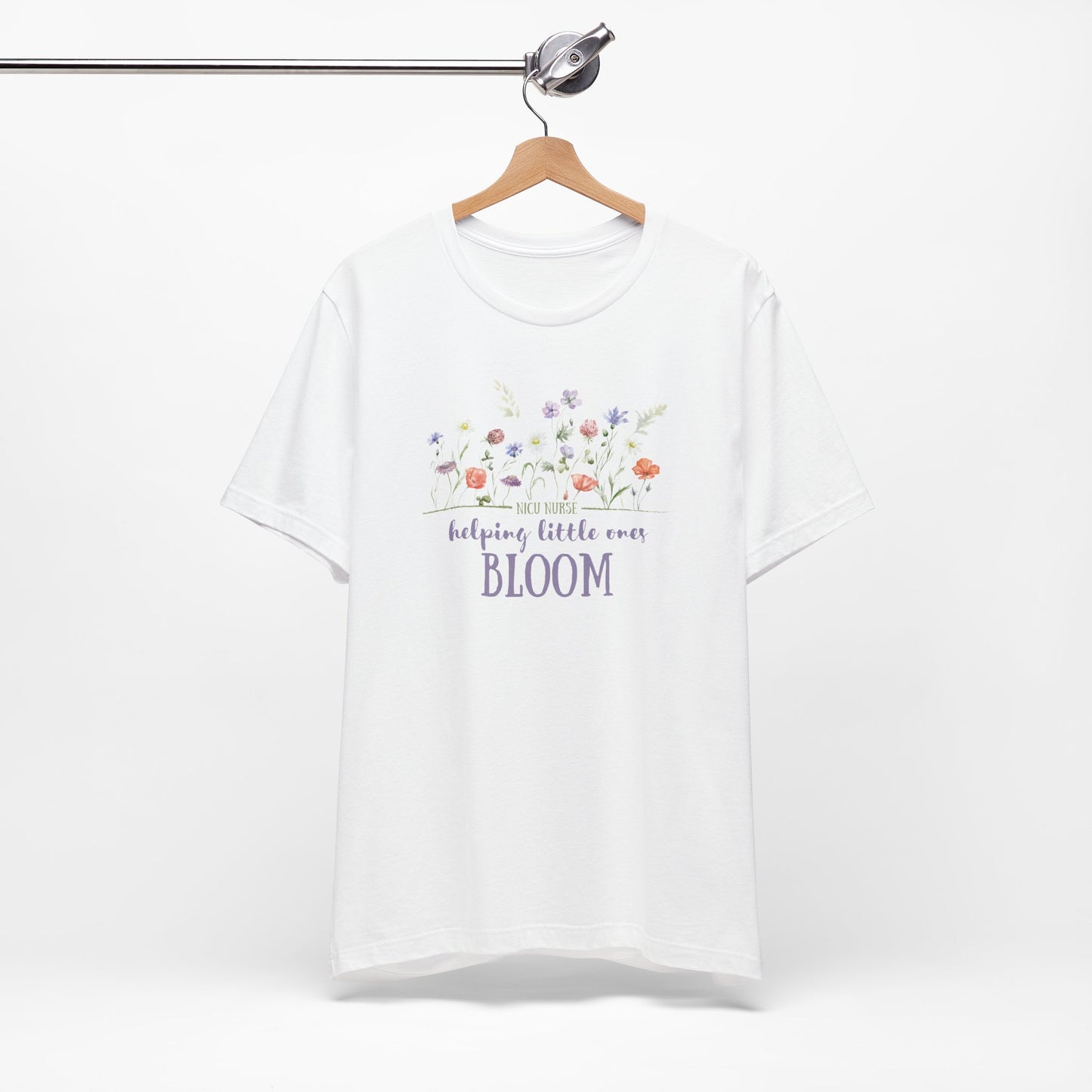NICU Nurse Floral Shirt