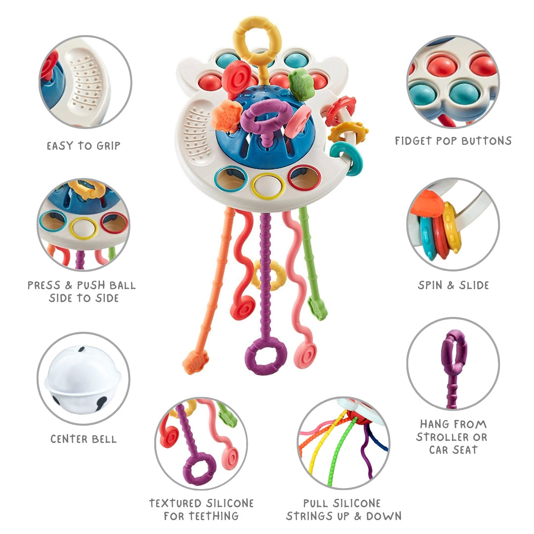 Montessori Toy and Silicone Cup Set