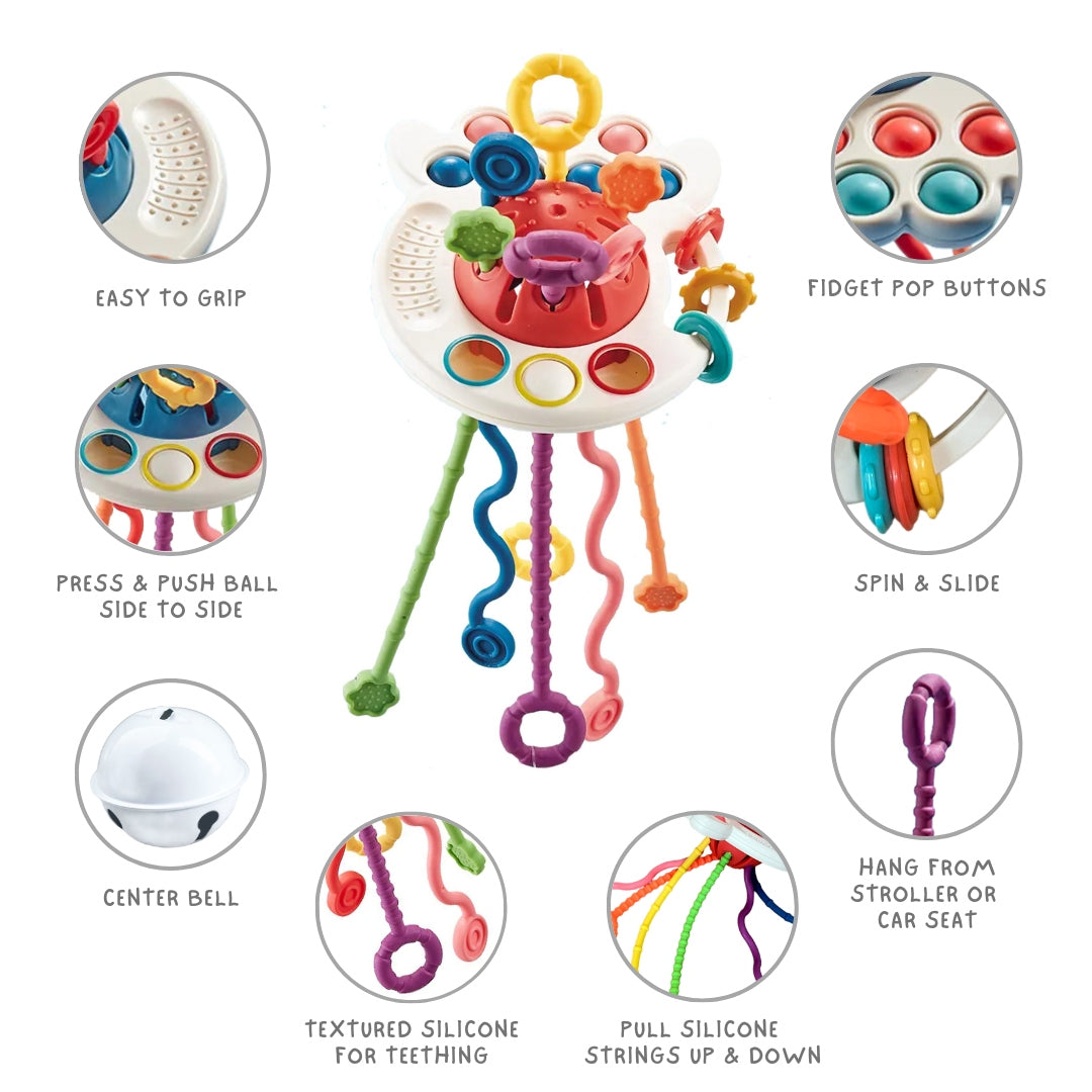 Montessori Toy and Silicone Cup Set