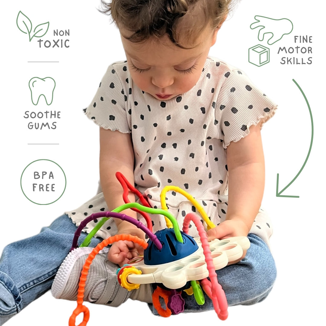 Montessori Toy and Silicone Cup Set