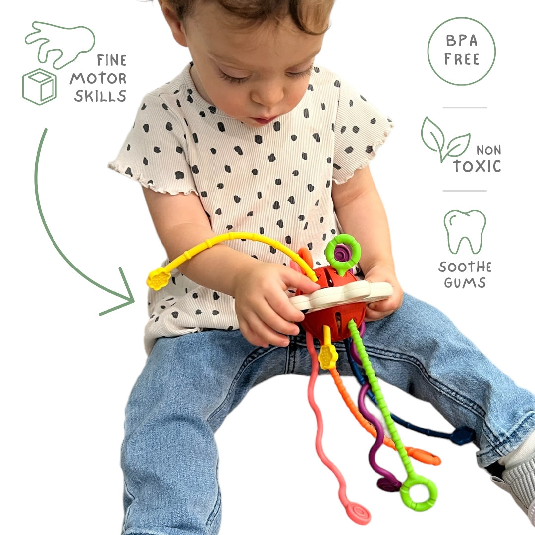 Montessori Toy and Silicone Cup Set