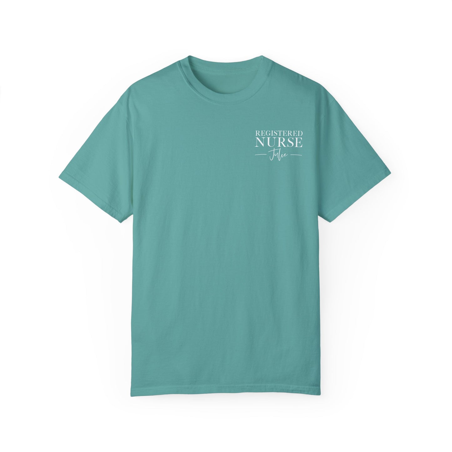 Comfort Colors ® Custom Nurse Shirt, Graduation Gift For Nurse Gifts, Personalized RN Shirt, Nursing Student Tee, Oncology, NICU, PICU, Surgical, Pediatric, Emergency Room, Labor & Delivery, Nurse Gift