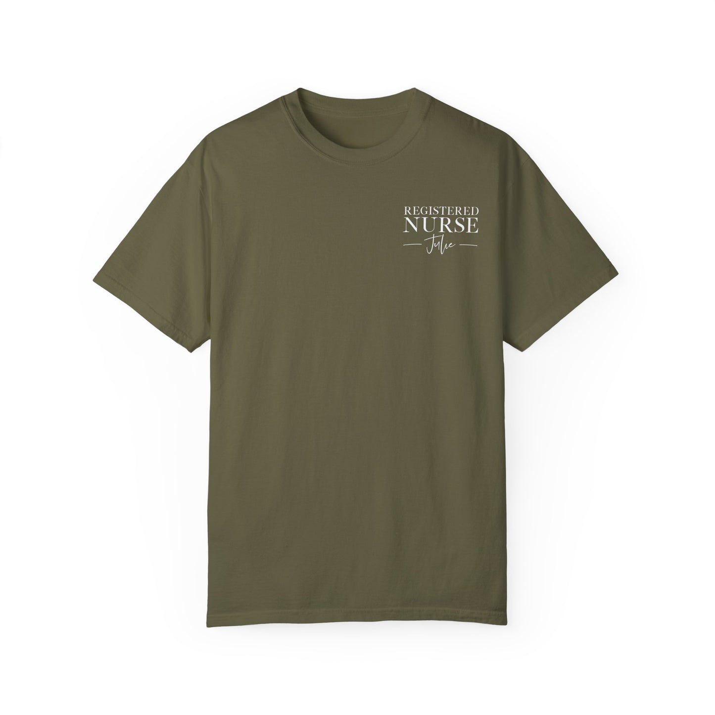 Comfort Colors ® Custom Nurse Shirt, Graduation Gift For Nurse Gifts, Personalized RN Shirt, Nursing Student Tee, Oncology, NICU, PICU, Surgical, Pediatric, Emergency Room, Labor & Delivery, Nurse Gift