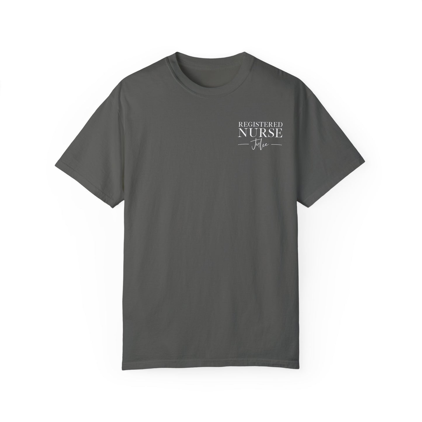 Comfort Colors ® Custom Nurse Shirt, Graduation Gift For Nurse Gifts, Personalized RN Shirt, Nursing Student Tee, Oncology, NICU, PICU, Surgical, Pediatric, Emergency Room, Labor & Delivery, Nurse Gift
