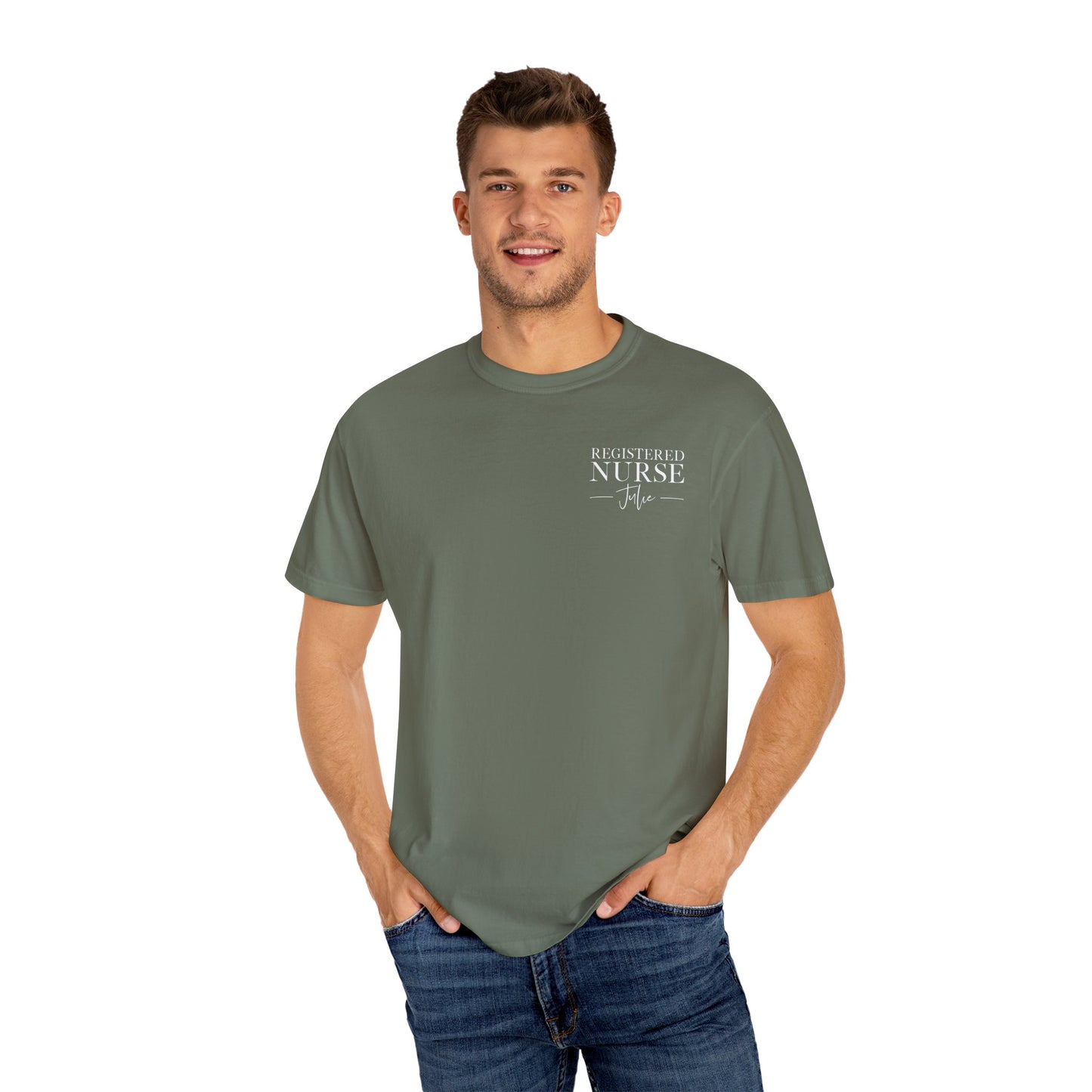 Comfort Colors ® Custom Nurse Shirt, Graduation Gift For Nurse Gifts, Personalized RN Shirt, Nursing Student Tee, Oncology, NICU, PICU, Surgical, Pediatric, Emergency Room, Labor & Delivery, Nurse Gift