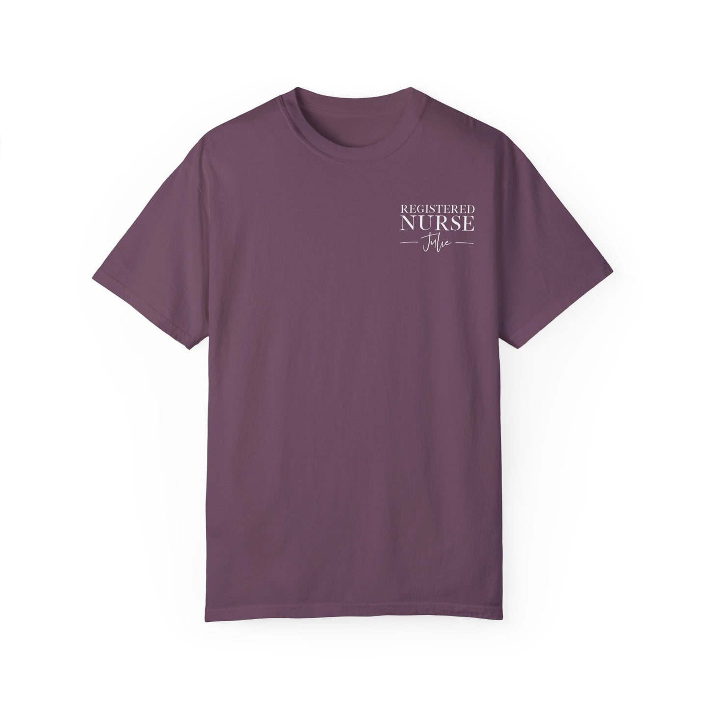 Comfort Colors ® Custom Nurse Shirt, Graduation Gift For Nurse Gifts, Personalized RN Shirt, Nursing Student Tee, Oncology, NICU, PICU, Surgical, Pediatric, Emergency Room, Labor & Delivery, Nurse Gift