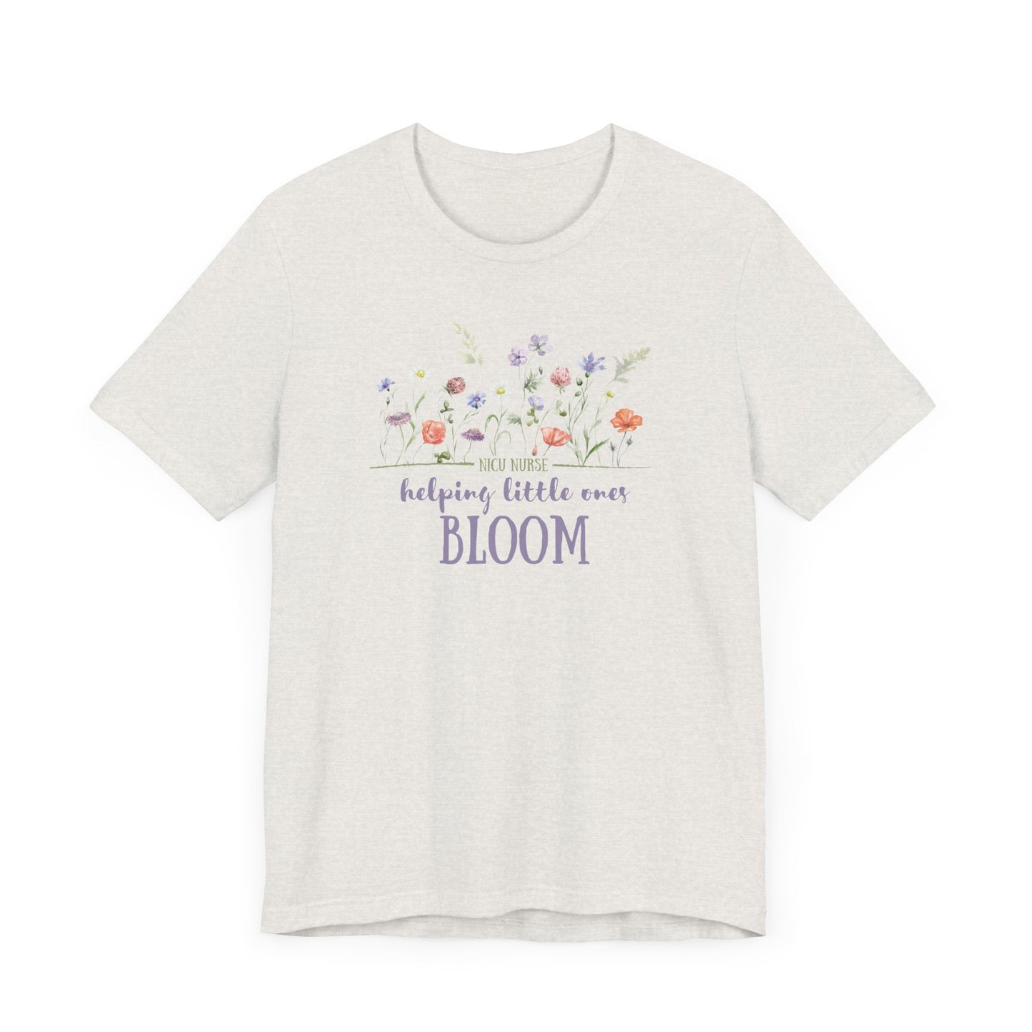 NICU Nurse Floral Shirt