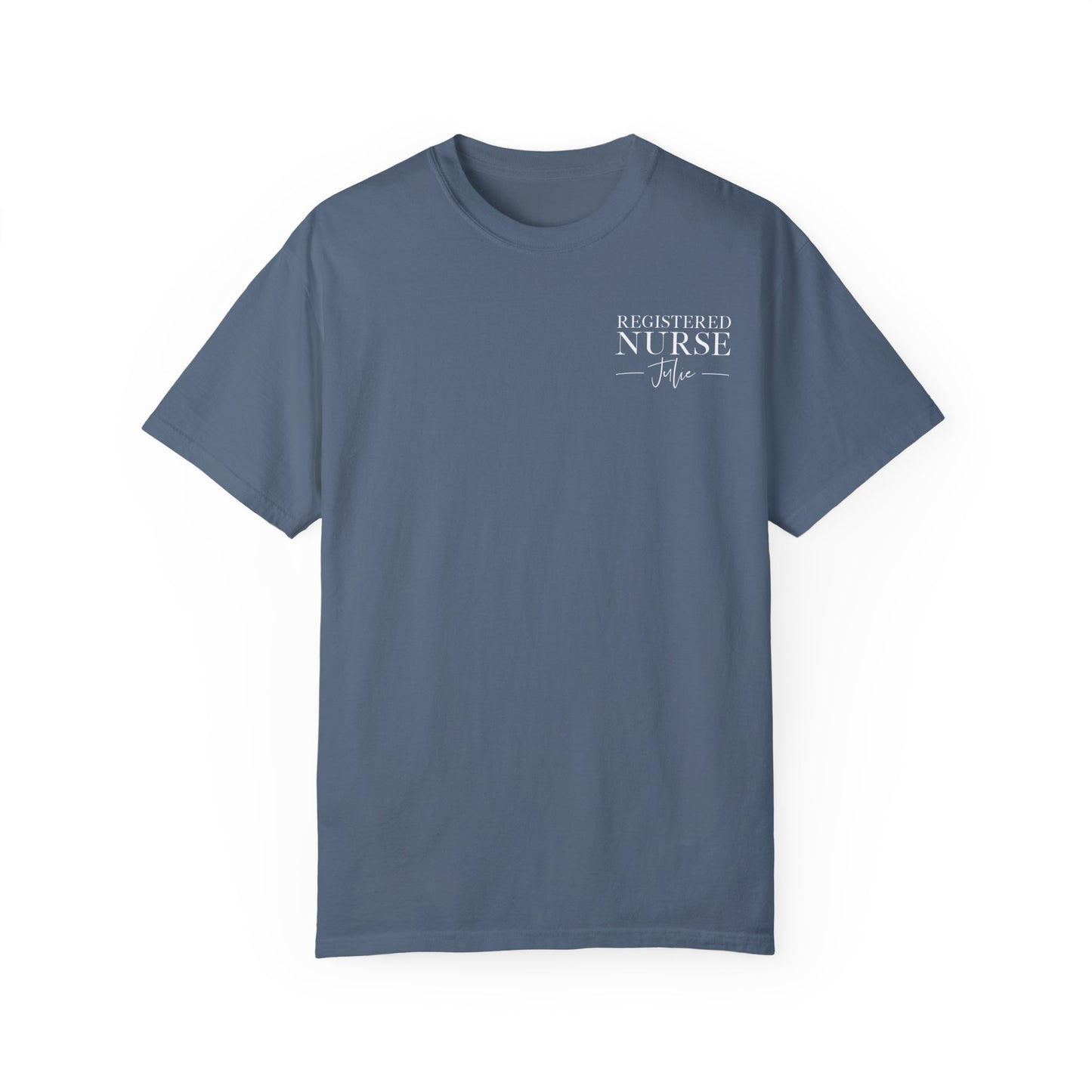 Comfort Colors ® Custom Nurse Shirt, Graduation Gift For Nurse Gifts, Personalized RN Shirt, Nursing Student Tee, Oncology, NICU, PICU, Surgical, Pediatric, Emergency Room, Labor & Delivery, Nurse Gift