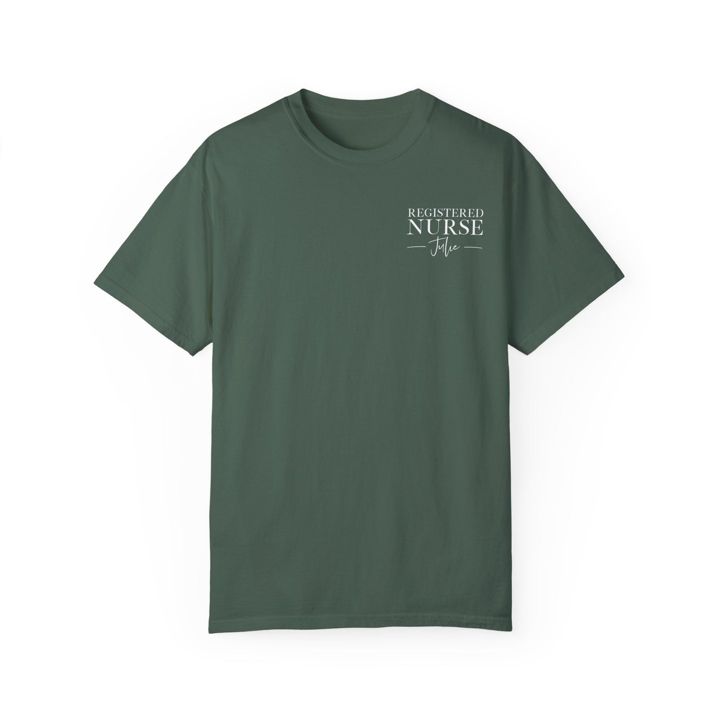 Comfort Colors ® Custom Nurse Shirt, Graduation Gift For Nurse Gifts, Personalized RN Shirt, Nursing Student Tee, Oncology, NICU, PICU, Surgical, Pediatric, Emergency Room, Labor & Delivery, Nurse Gift