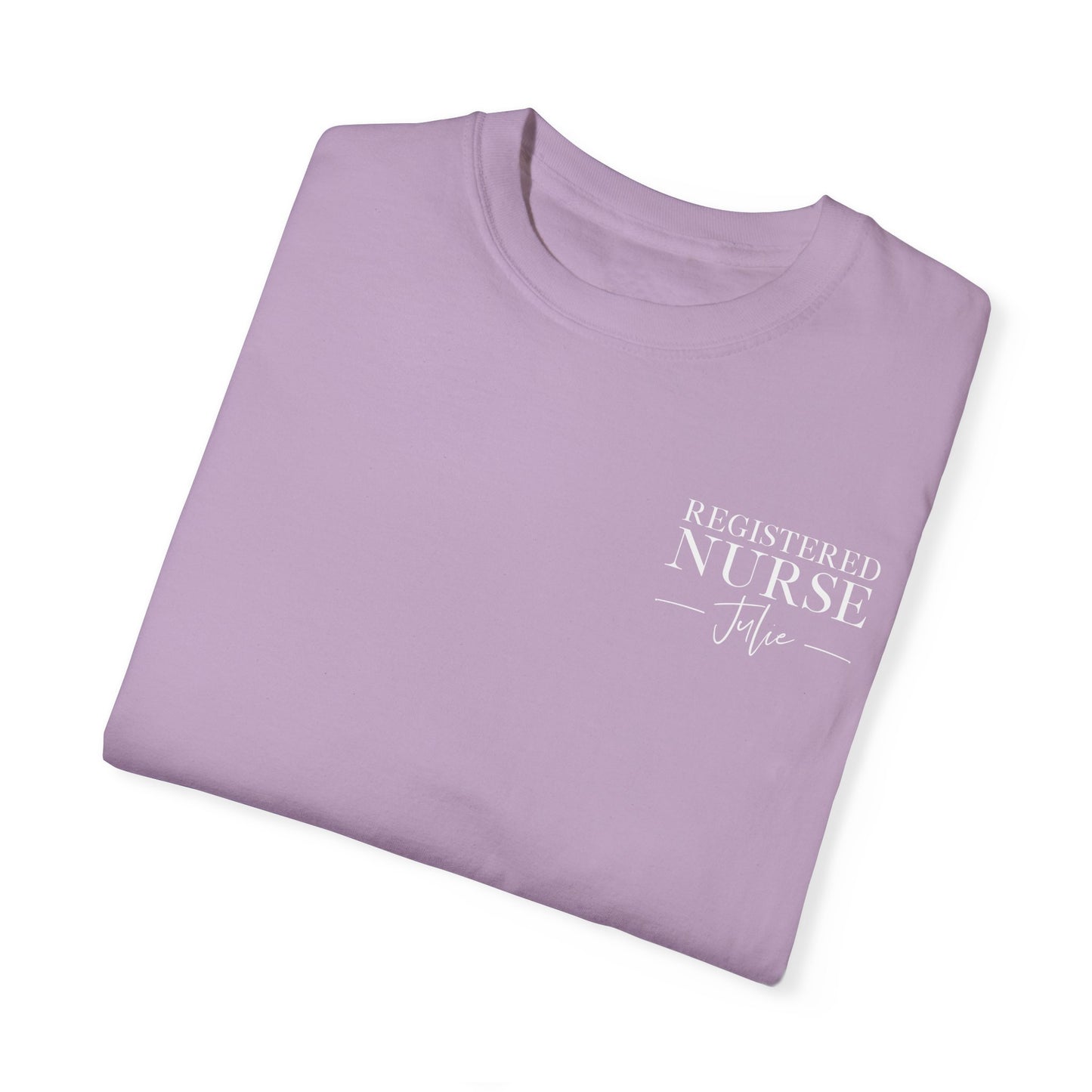 Comfort Colors ® Custom Nurse Shirt, Graduation Gift For Nurse Gifts, Personalized RN Shirt, Nursing Student Tee, Oncology, NICU, PICU, Surgical, Pediatric, Emergency Room, Labor & Delivery, Nurse Gift