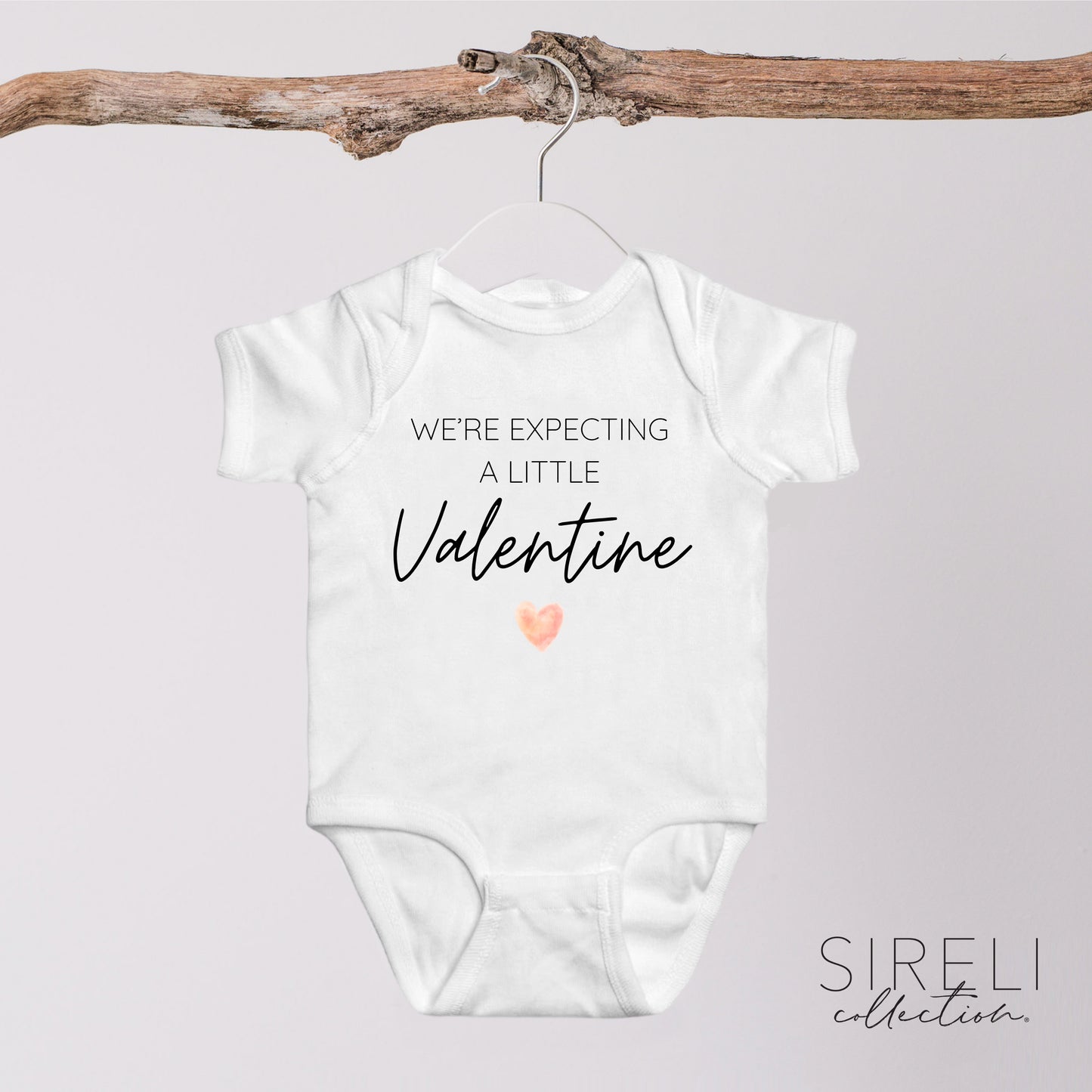We're Expecting Baby Bodysuit, Baby Announcement, Baby Reveal, Announce Pregnancy, Pregnancy Reveal Husband Grandparents, Valentine's Day